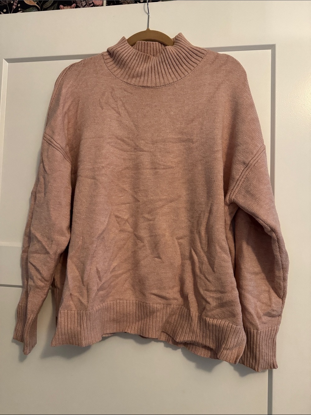 Magaschoni Dusty Rose Turtleneck Sweater